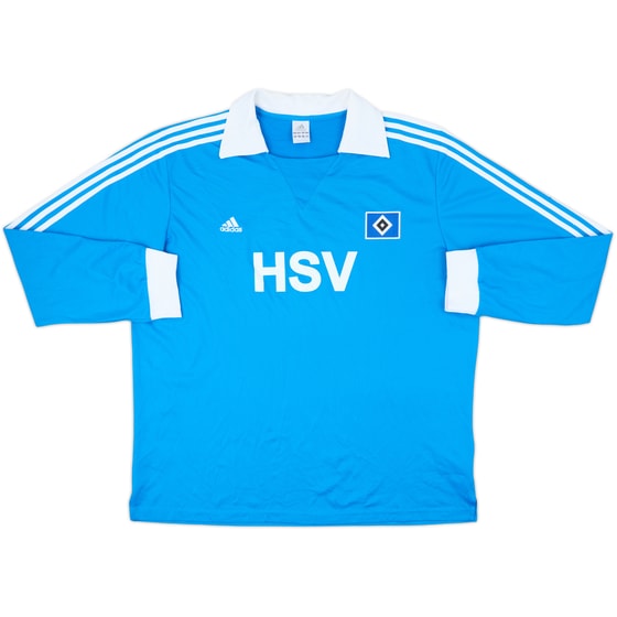 2008-09 Hamburg Retro '1980s' adidas L/S Shirt - 9/10 - (XXL)