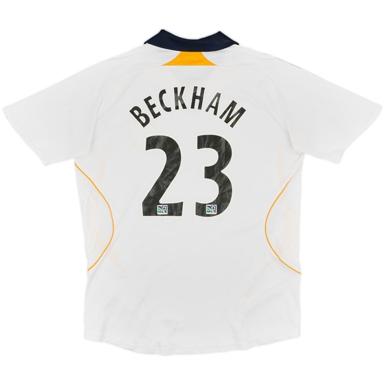 2007-08 LA Galaxy Home Shirt Beckham #23 - 5/10 - (L)