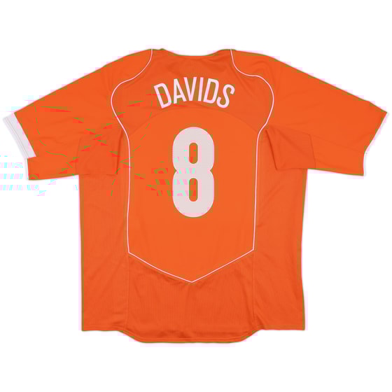 2004-06 Netherlands Home Shirt Davids #8 - 10/10 - (XXL)