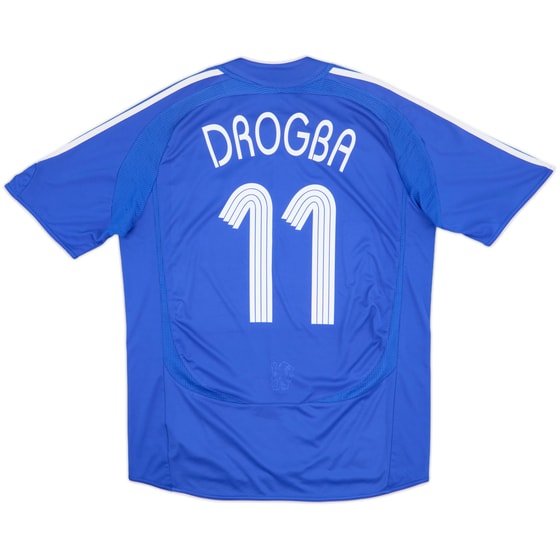 2006-08 Chelsea Home Shirt Drogba #11 - 6/10 - (L)