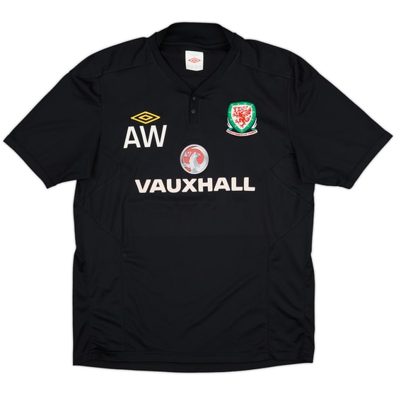 2010-12 Wales Staff Issue Polo Shirt 'AW' - 8/10 - (L)