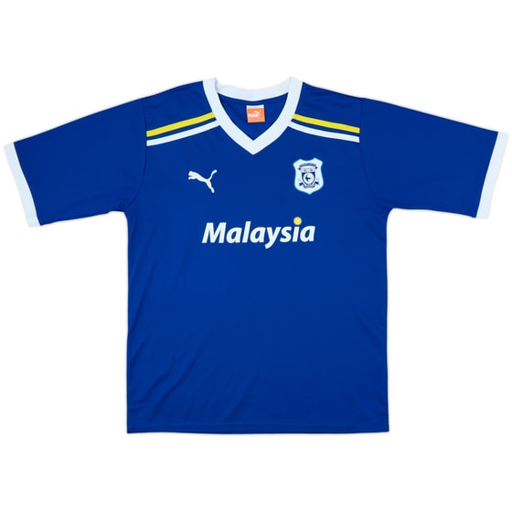 2011-12 Cardiff Home Shirt - 8/10 - (L)