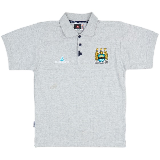 2008-09 Manchester City Le Coq Sportif Polo Shirt - 6/10 - (M.Boys)
