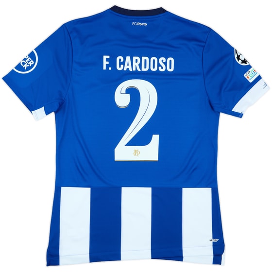 2023-24 Porto Match Issue Champions League Home Shirt F.Cardoso #2
