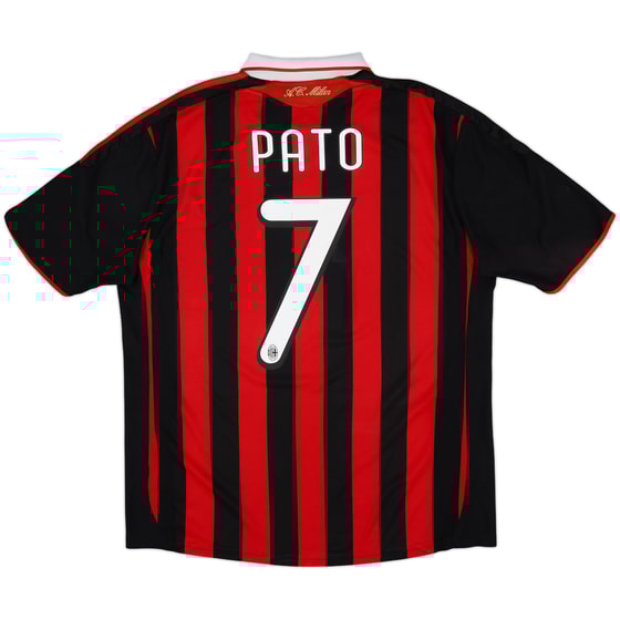 2009-10 AC Milan Home Shirt Pato #7 - 6/10 - (L)