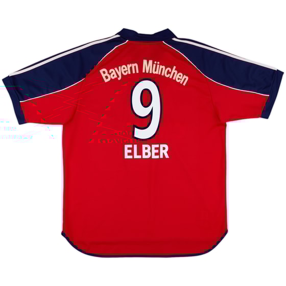 1999-01 Bayern Munich Home Shirt Elber #9 - 9/10 - (L)