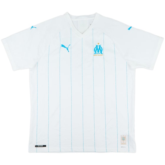 2019-20 Olympique Marseille Home Shirt - 6/10 - (XL)