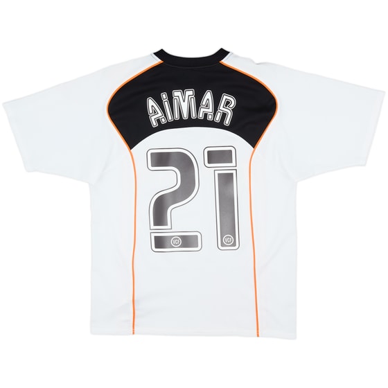 2004-05 Valencia Basic Home Shirt Aimar #21 - 7/10 - (M)