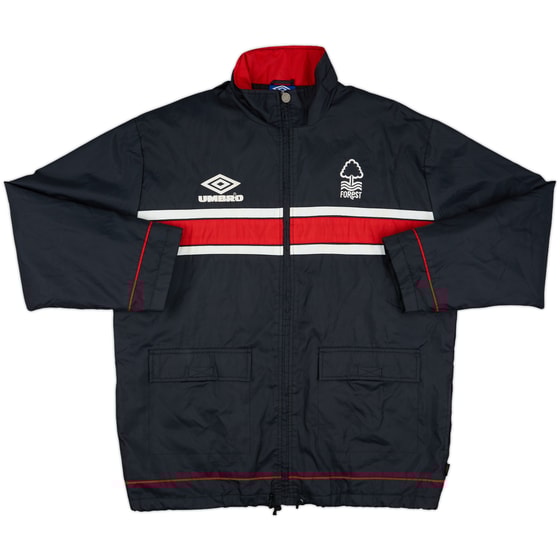 2000-01 Nottingham Forest Umbro Hooded Rain Jacket - 8/10 - (L)