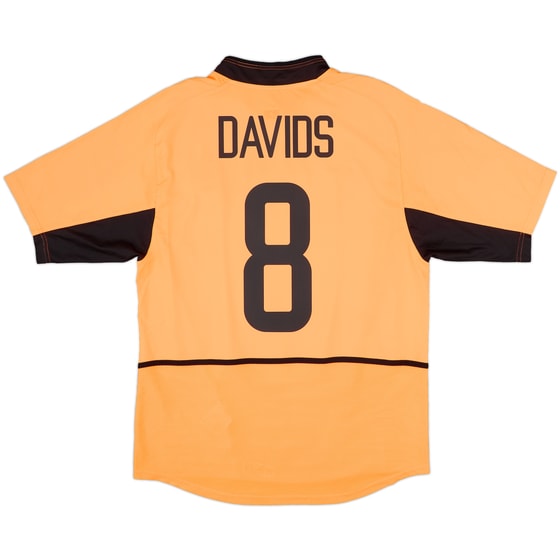 2002-04 Netherlands Home Shirt Davids #8 - 10/10 - (M)