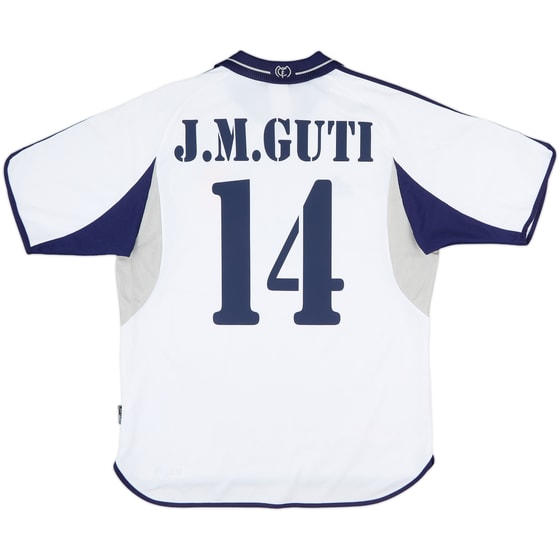 2000-01 Real Madrid Home Shirt J.M.Guti #14 - 6/10 - (M)