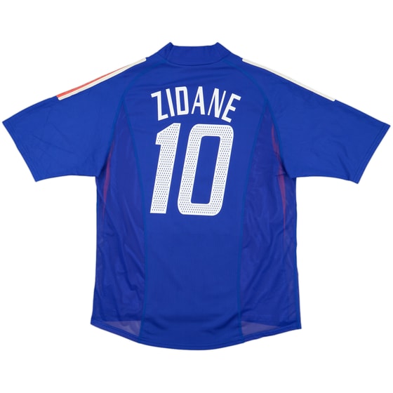 2002-04 France Player Issue Home Shirt Zidane #10 - 6/10 - (L)