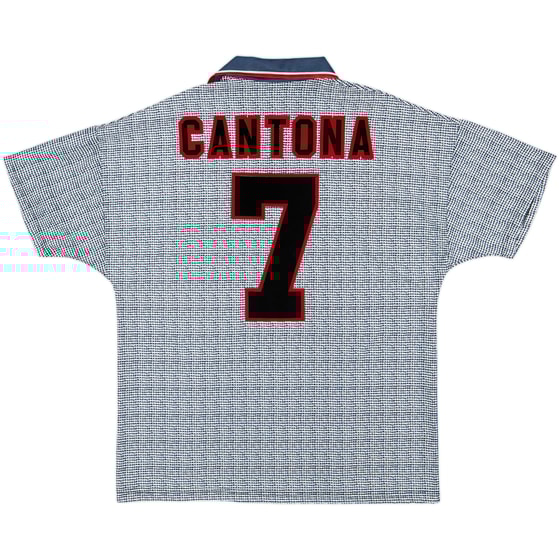 1995-96 Manchester United Away Shirt Cantona #7 - 8/10 - (XL)