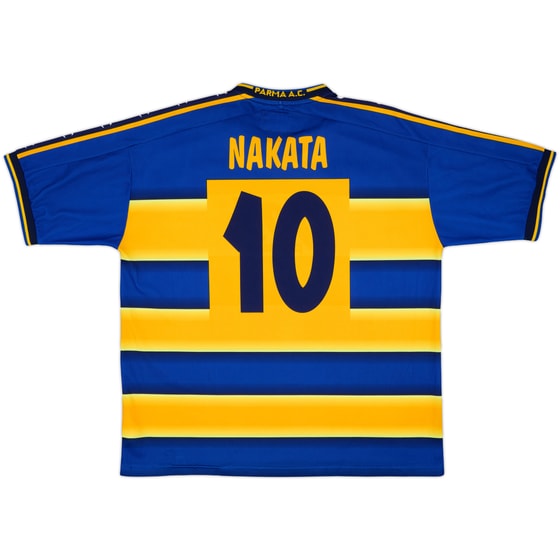 2001-02 Parma Home Shirt Nakata #10 - 8/10 - (XL)