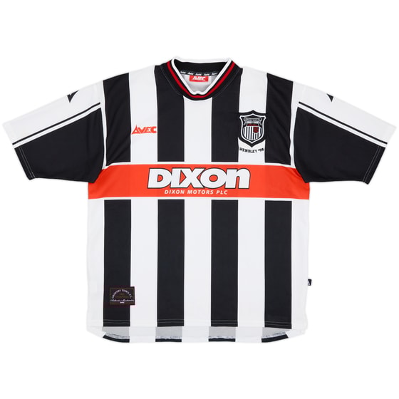 1998-99 Grimsby Town 'Wembley 98' Home Shirt - 8/10 - (L)
