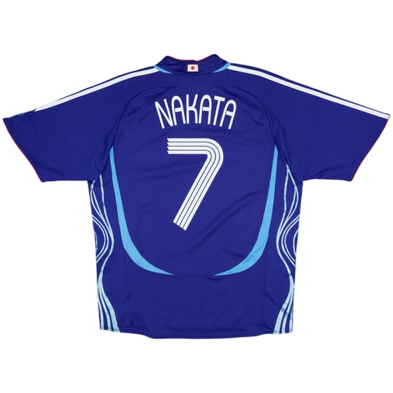 2006-08 Japan Home Shirt Nakata #7 - 7/10 - (M)