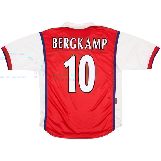 1998-99 Arsenal Home Shirt Bergkamp #10 - 8/10 - (M)