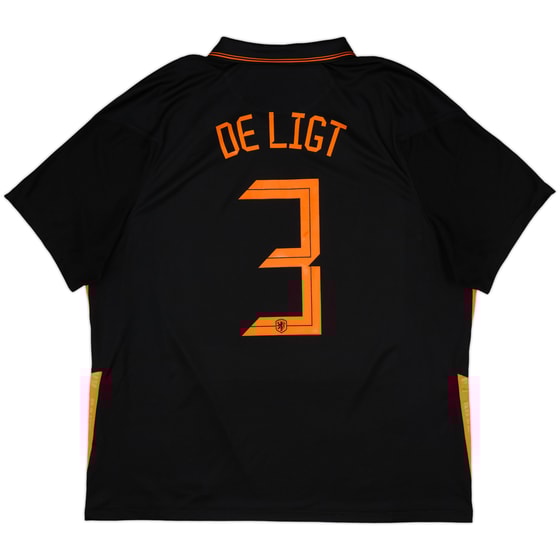 2020-22 Netherlands Away Shirt De Ligt #3 - 10/10 - (XXL)