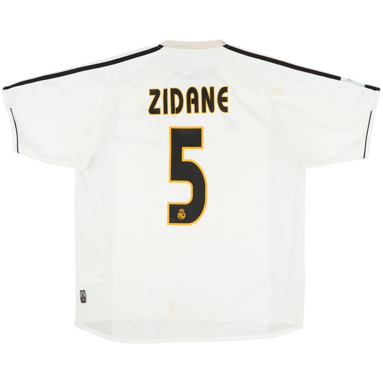 2003-04 Real Madrid Home Shirt Zidane #5 - 5/10 - (L)