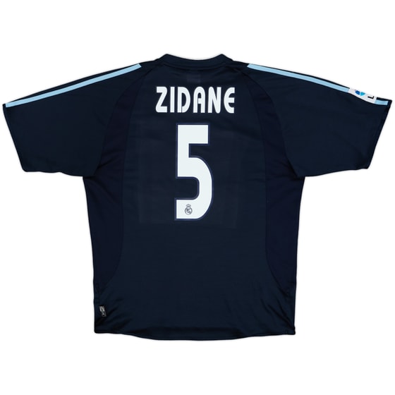 2003-04 Real Madrid Away Shirt Zidane #5 - 5/10 - (M)