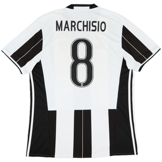 2016-17 Juventus Home Shirt Marchisio #8 - 7/10 - (L)