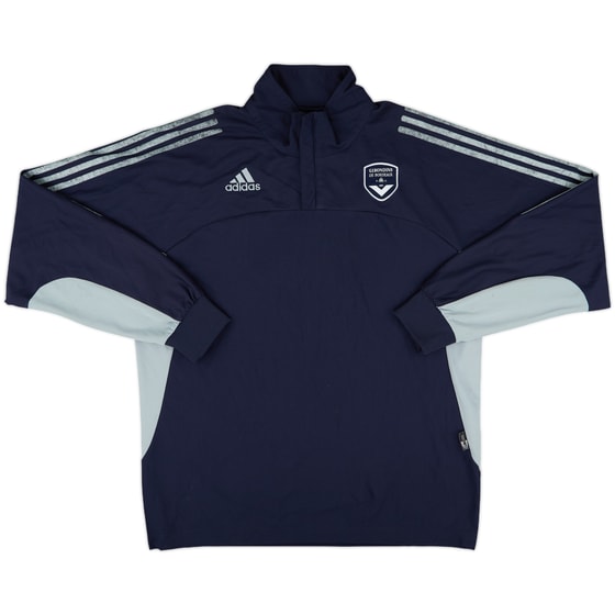 2003-04 Bordeaux adidas 1/4 Zip Sweat Top - 5/10 - (M)
