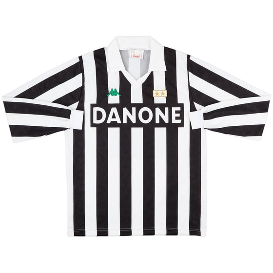 1992-94 Juventus Home L/S Shirt #10 - 8/10 - (M)