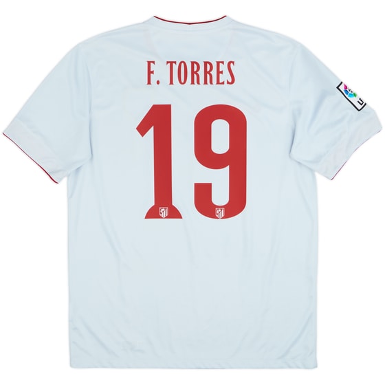 2014-15 Atletico Madrid Away Shirt F.Torres #19 - 9/10 - (L)