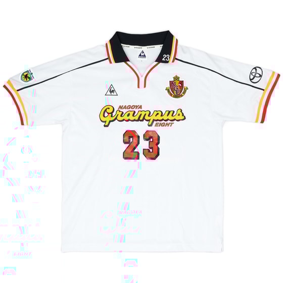 1999-00 Nagoya Grampus Eight Match Issue Emperor's Cup Away Shirt #23 (Miyahara)