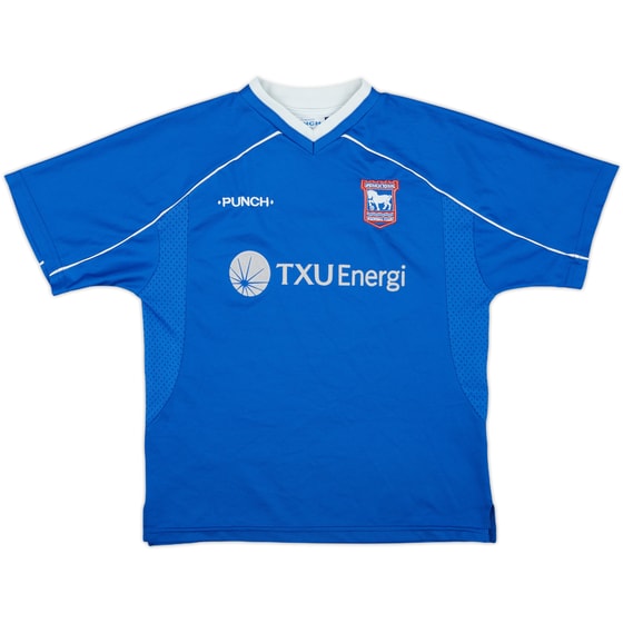 2001-02 Ipswich Home Shirt - 7/10 - (M.Boys)