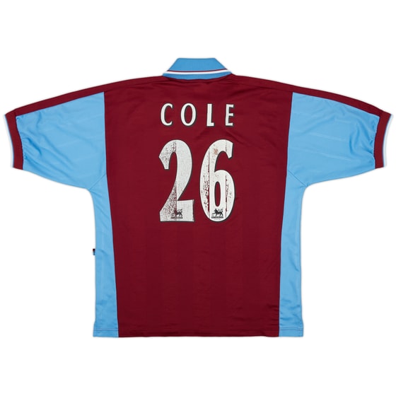 1998-99 West Ham Home Shirt Cole #26 - 4/10 - (L)