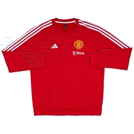 2024-25 Manchester United adidas DNA Sweat Top - As New
