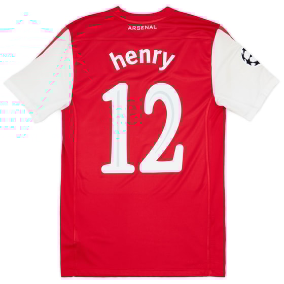 2011-12 Arsenal Home Shirt Henry #12