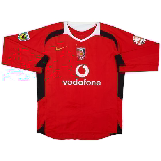 2006 Urawa Red Diamonds Signed Home L/S Shirt - 5/10 - (M)