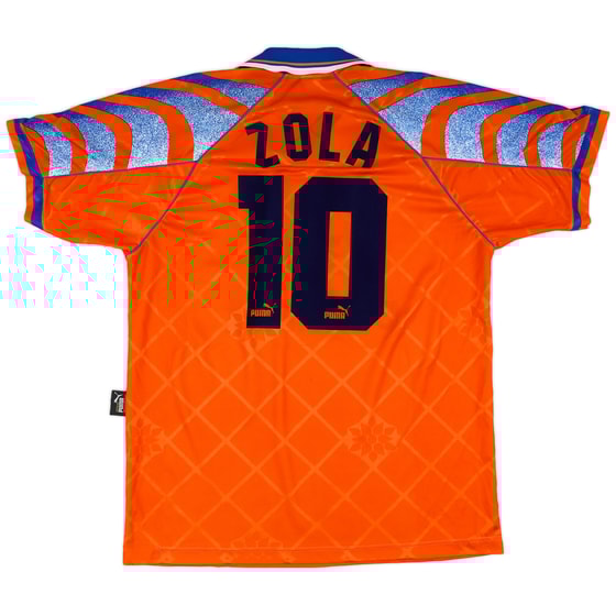 1995-96 Parma Fourth Shirt Zola #10 - 8/10 - (XL)