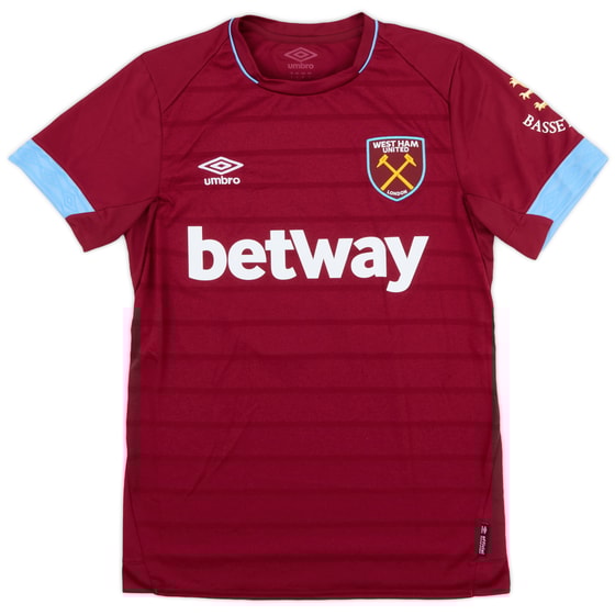 2018-19 West Ham Match Issue Home Shirt #15 (Fredericks)