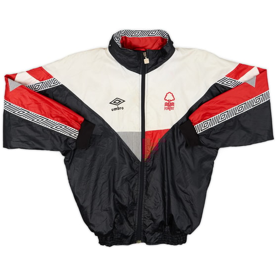 1990-92 Nottingham Forest Umbro Track Jacket - 8/10 - (L.Boys)