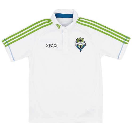2013 Seattle Sounders adidas Polo Shirt - 9/10 - (S)