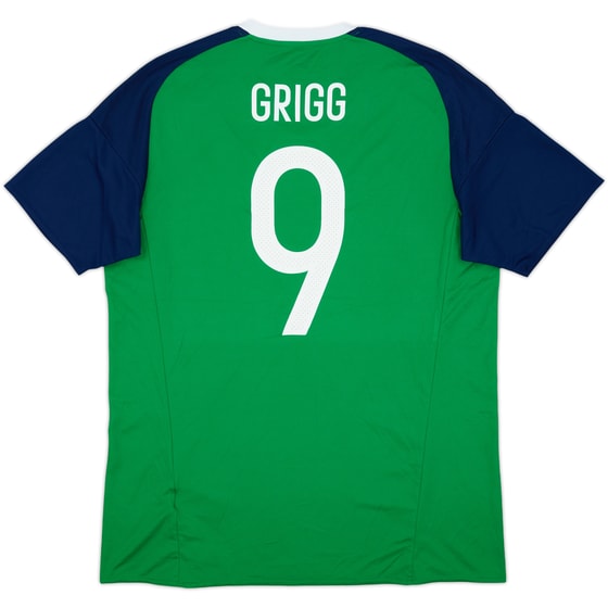 2016-17 Northern Ireland Home Shirt Grigg #9 - 8/10 - (L)