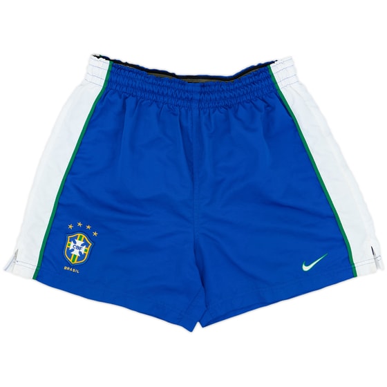 1998-00 Brazil Home Shorts - 9/10 - (M)