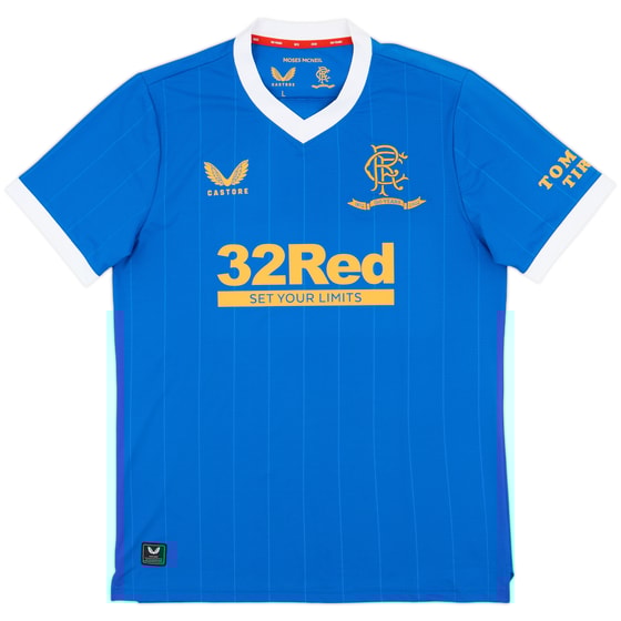 2021-22 Rangers Home Shirt - 10/10 - (L)