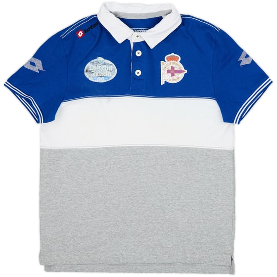 2011-12 Deportivo de La Coruna Lotto Polo Shirt - 5/10 - (XL)