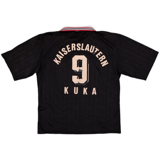 1996-97 Kaiserslautern Signed Away Shirt Kuka #9 - 5/10 - (L)