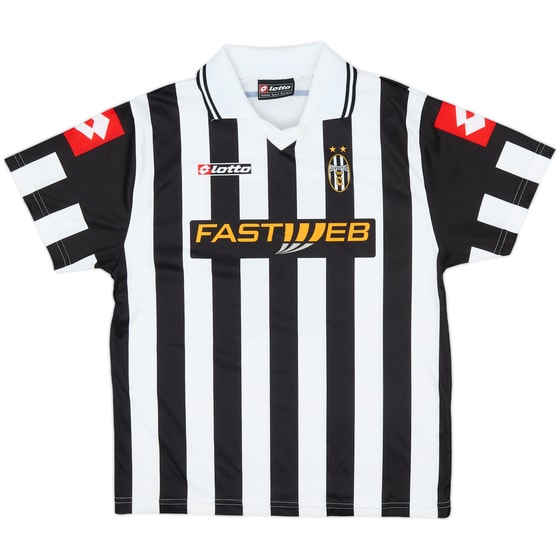 2000-01 Juventus Basic Home Shirt - 6/10 - (XL.Boys)