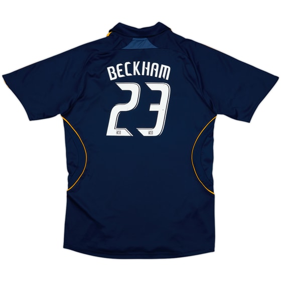 2007-08 LA Galaxy Away Shirt Beckham #23 - 7/10 - (XL.Boys)