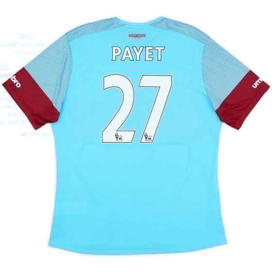 2015-16 West Ham Away Shirt Payet #27 - 7/10 - (XL)