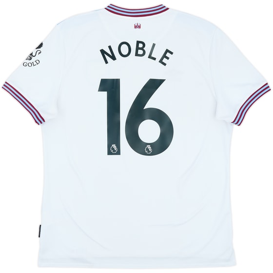 2019-20 West Ham Away Shirt Noble #16 - 8/10 - (XL)