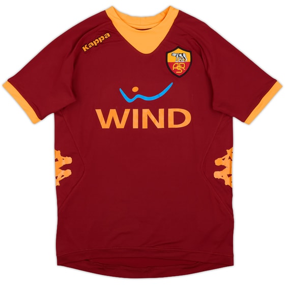 2011-12 Roma Home Shirt - 8/10 - (L.Boys)