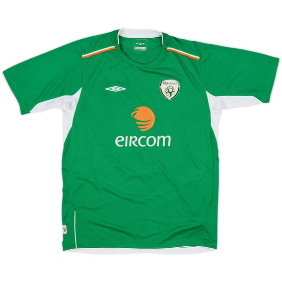 2004-06 Ireland Home Shirt - 7/10 - (XL.Boys)