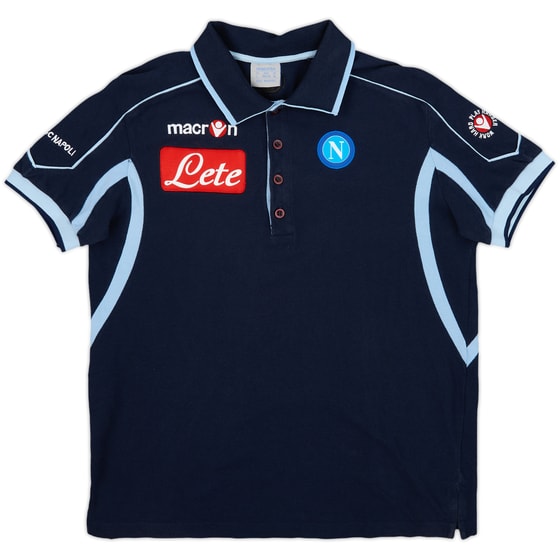 2010-11 Napoli Macron Polo Shirt - 8/10 - (L)